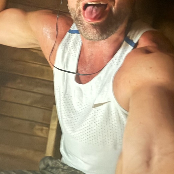 Teal Workout Nike Tank top Dry-Fit Size M L - Picture 5 of 6